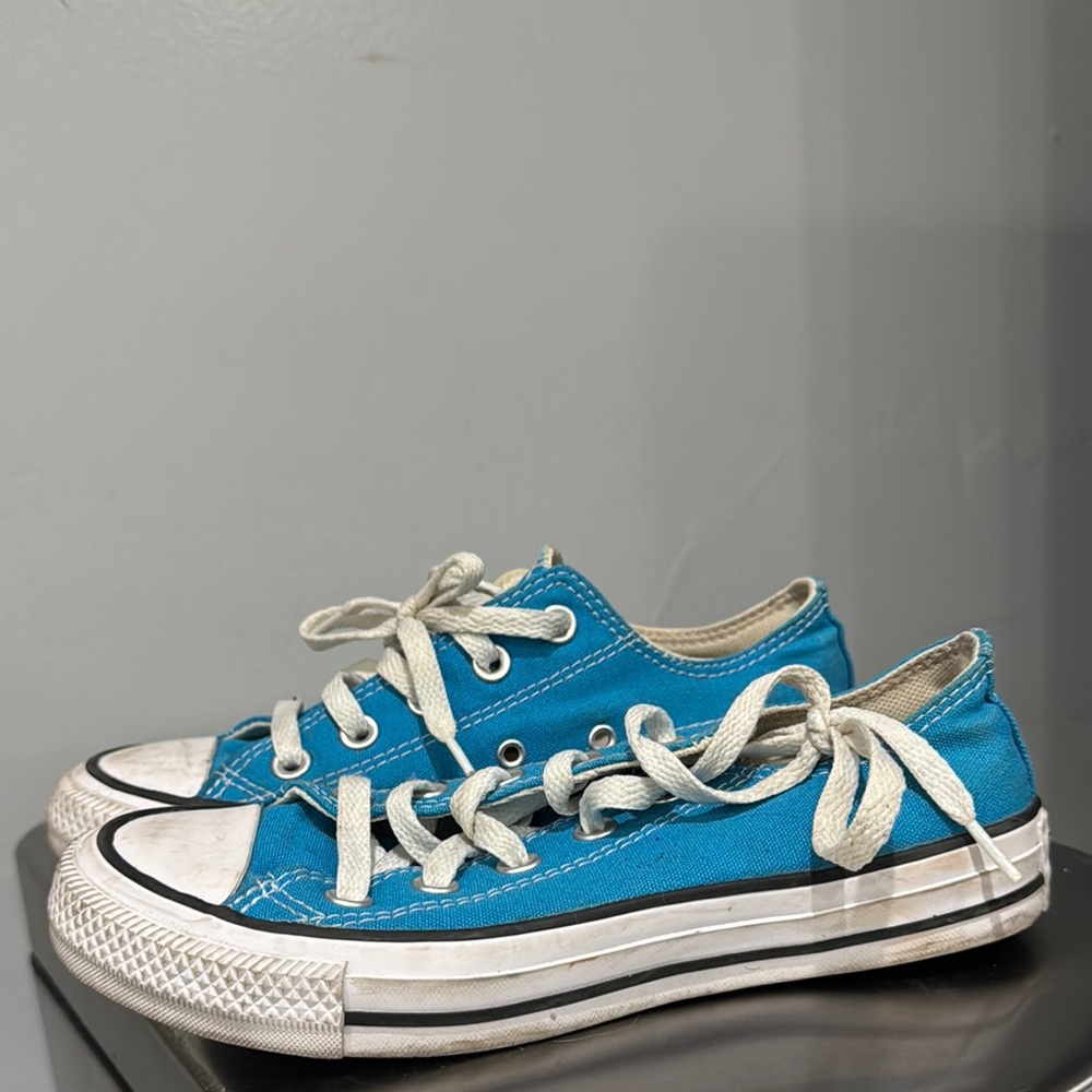 Converse Blue and White Sneakers